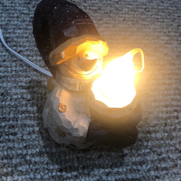 Snowman lamp - Picture 2 of 4